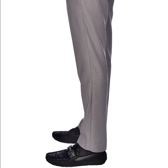 Men’s Premium Gray Slim Fit Pants - Picture 5 of 6